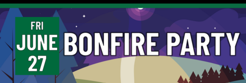 Header that says Bonfire Party