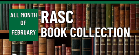 Header that says "All month of February - RASC book collection"