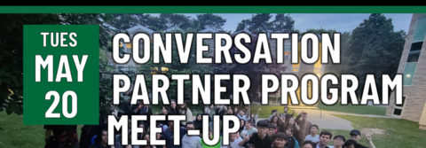 Header that says Conversation Partner Program Meet-Up