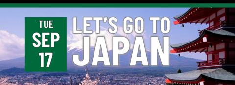 Let's go to Japan on September 17!