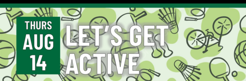 Header that says Let's get active