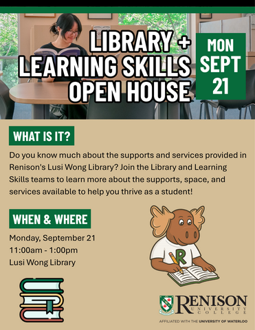 Library and Learning Skills Open House