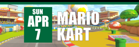 Mario Kart on April 7 header