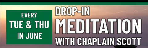 Header that says Drop-in Meditation