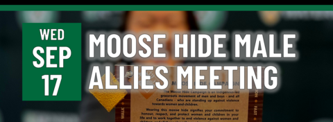 Moose Hide Male Allies Meeting 