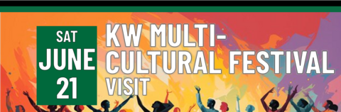 Header that says KW Multicultural Festival Visit