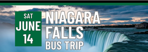 Header that says Niagara Falls Bus Trip