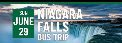 Header that says Niagara Falls Bus Trip