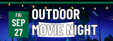 Outdoor Movie Night on September 27