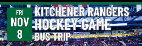 Kitchener Rangers Hockey Game Bus Trip on November 8