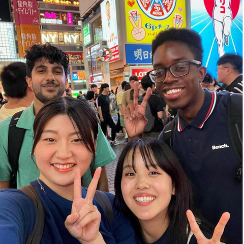 Students in Osaka