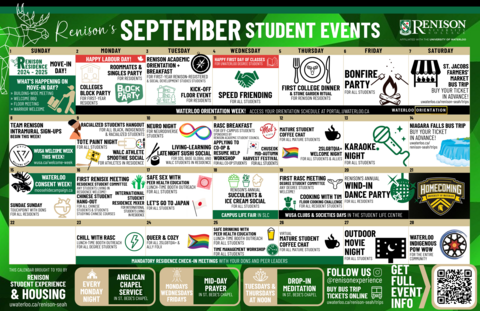 Renison September Events