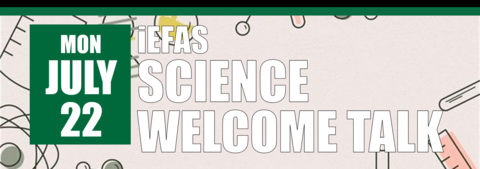 iEFAS Science Welcome Talk on July 22