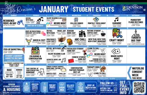 January 2025 Events Calendar