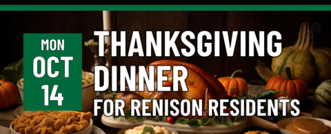 Thanksgiving Dinner for Renison Residents