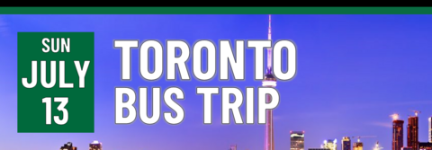 Header that says Toronto Bus Trip