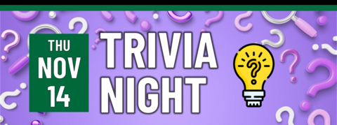 Trivia Night on Thursday, November 14