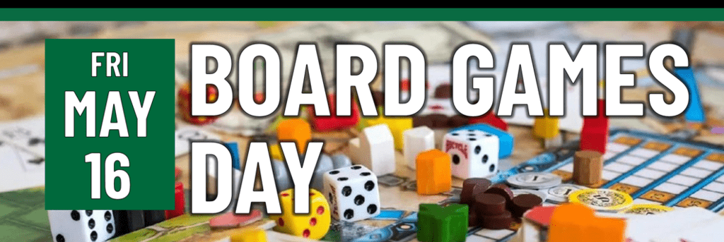 Header that says Board Games Day