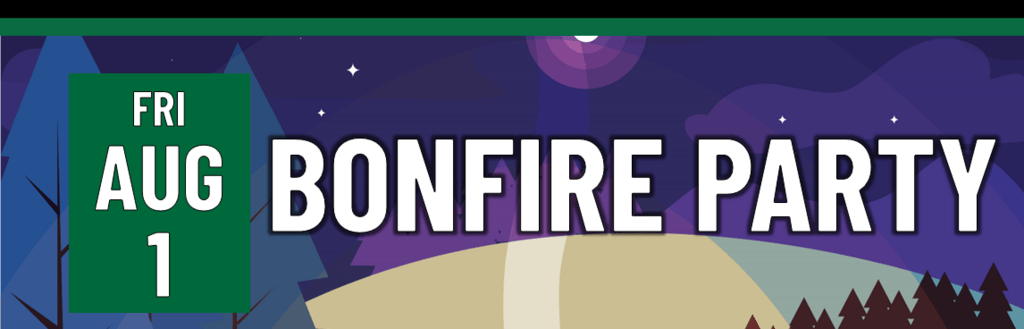 Header that says Bonfire Party