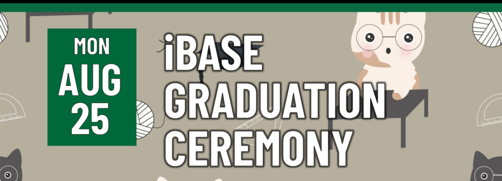 Header that says iBASE Graduation Ceremony