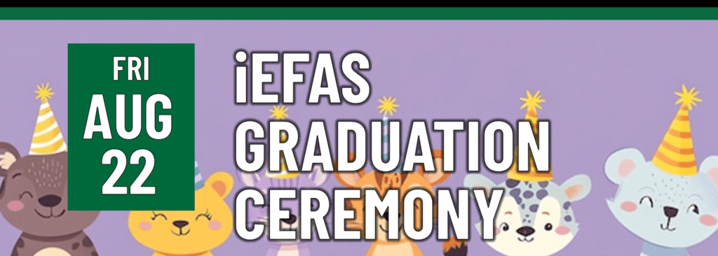 Header that says iEFAS Graduation Ceremony