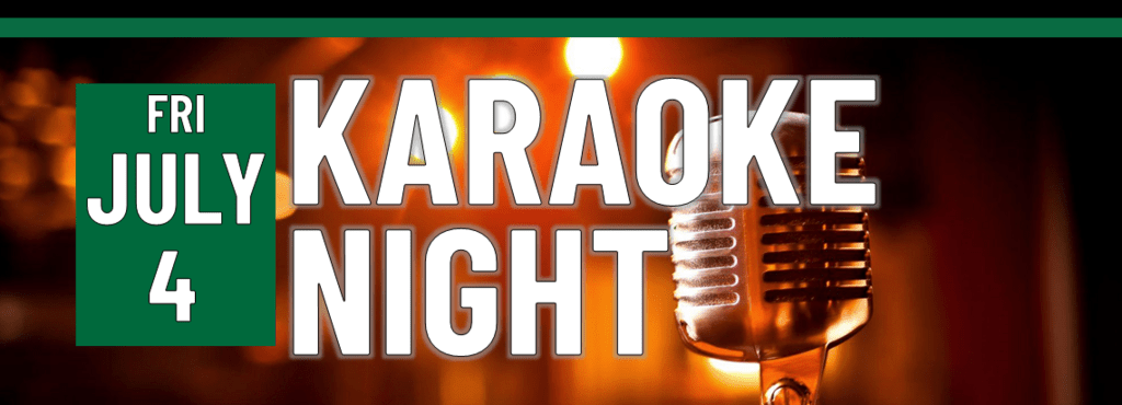 Header that says Karaoke night