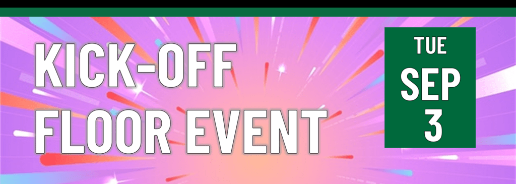 Kick-off Floor Event on September 3