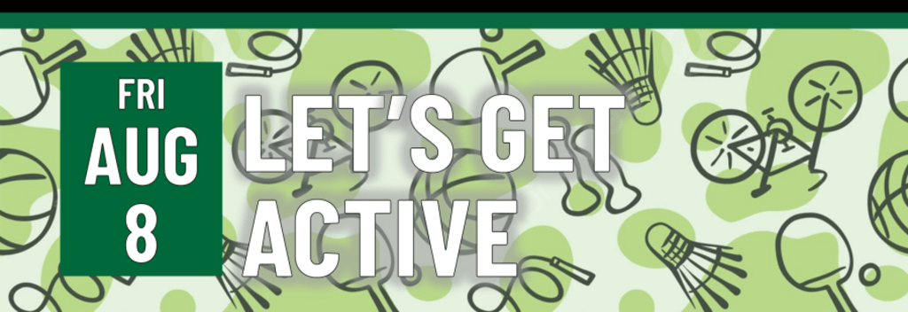 Header that says Let's Get Active