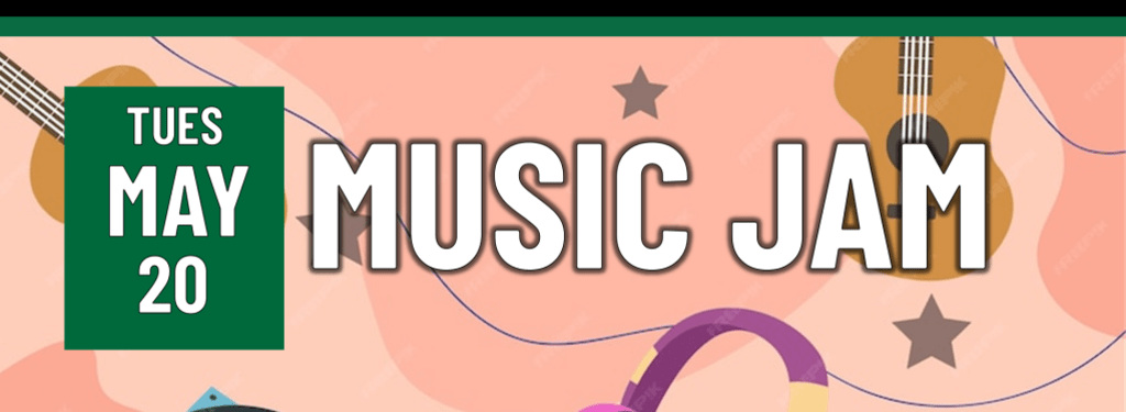 Header that says Music Jam