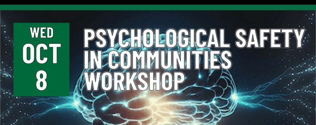 psychological safety in communities workshop