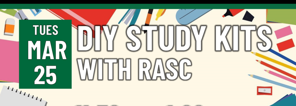 Header that says "DIY Study kits with RASC"