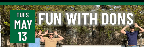 Header that says fun with don