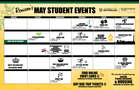 May events calendar