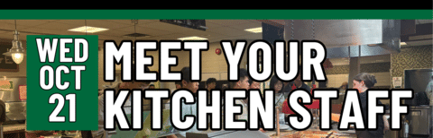 Meet Your Kitchen Staff, Wednesday, October 21