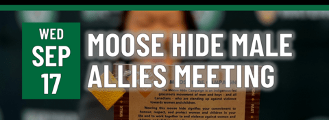 Moose Hide Male Allies Meeting 