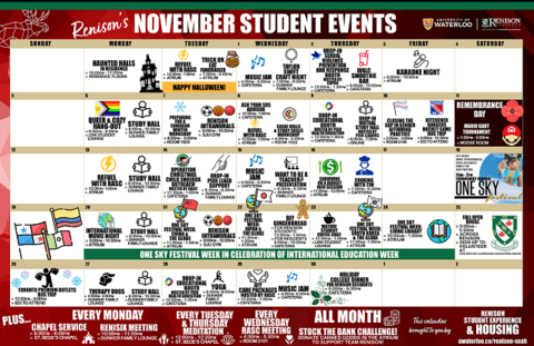 November 2023 events calendar thumbnail