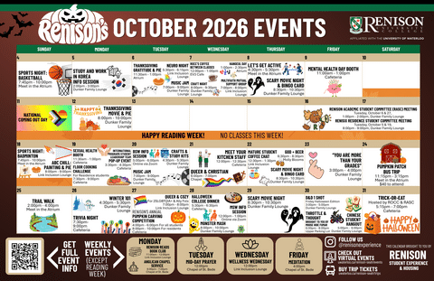 SEAH October Events Calendar