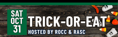 Trick-Or-Eat, Saturday, October 31
