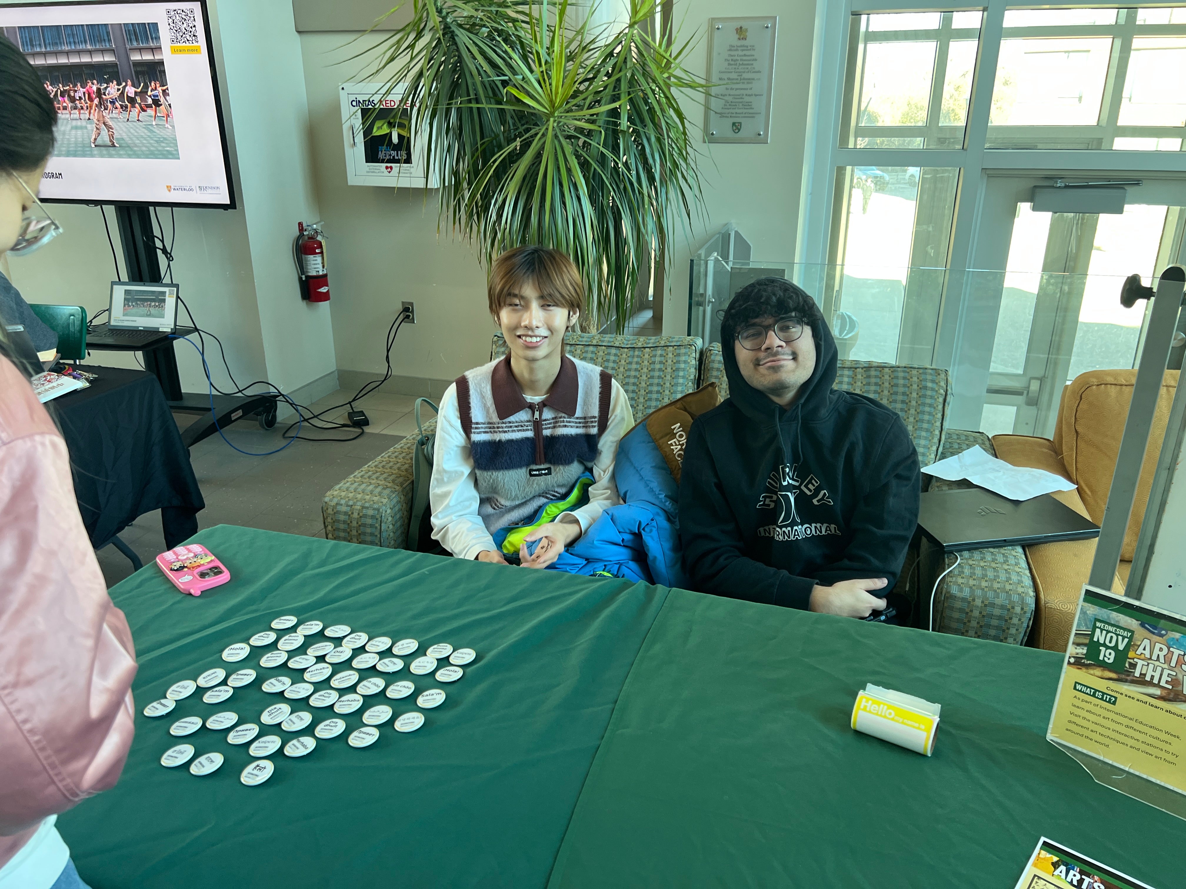 Charles and Zayyan Living Library 2025