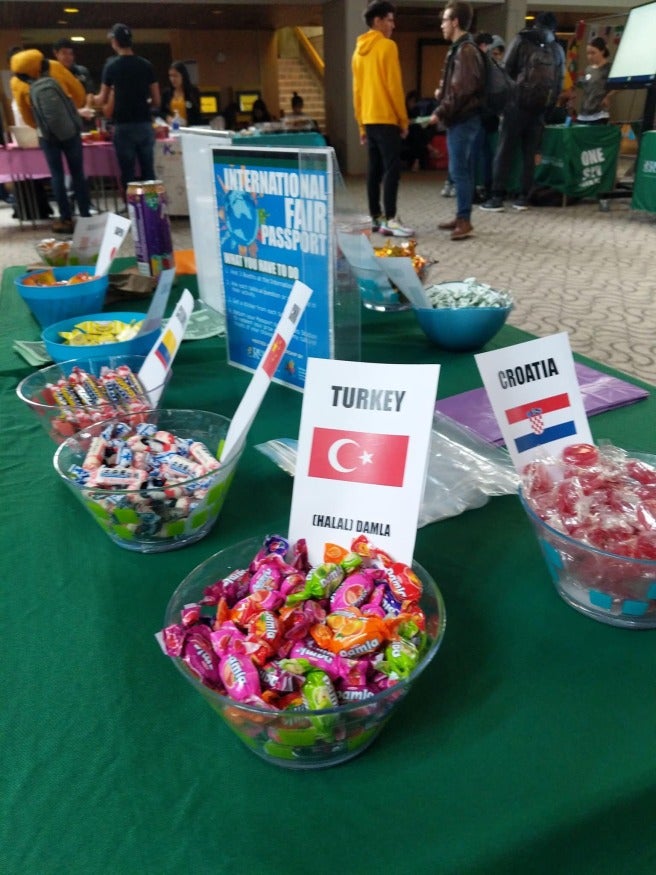 Candy from different countries
