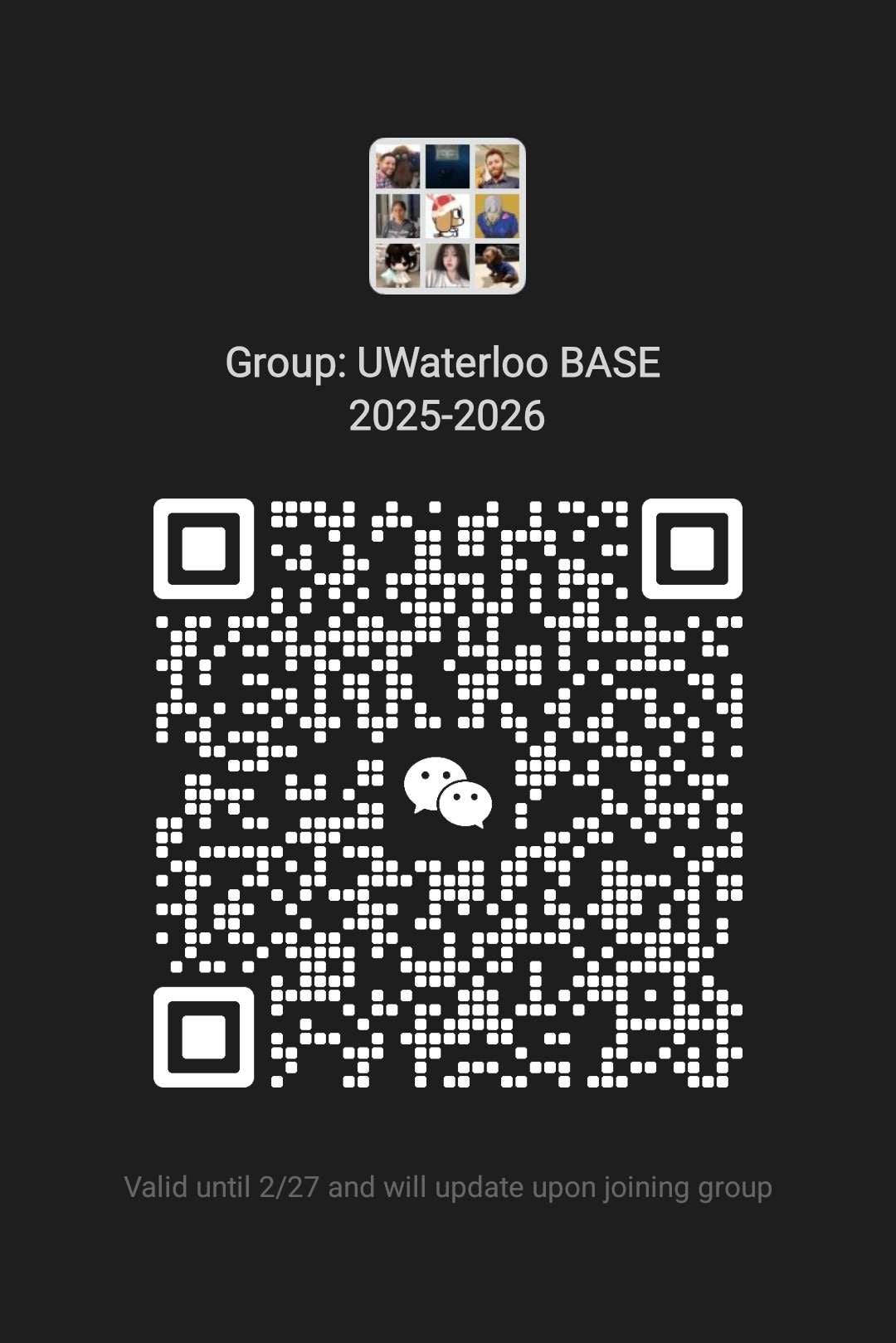 BASE 2025-26 WeChat QR code