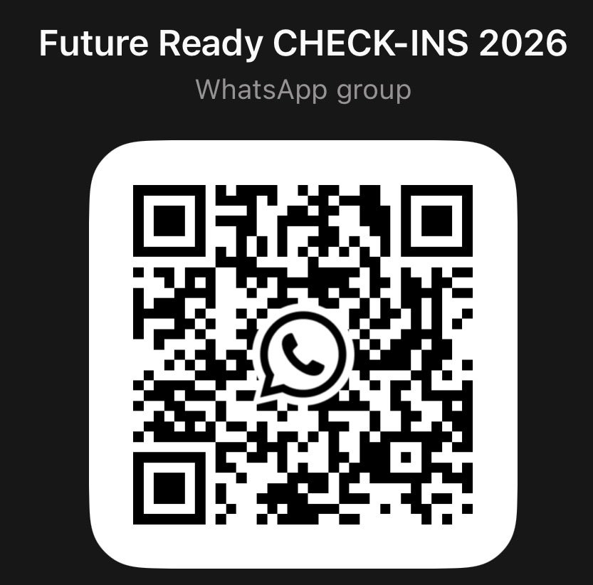 Future Ready 2026 Students' Safety Check-in WhatsApp chat