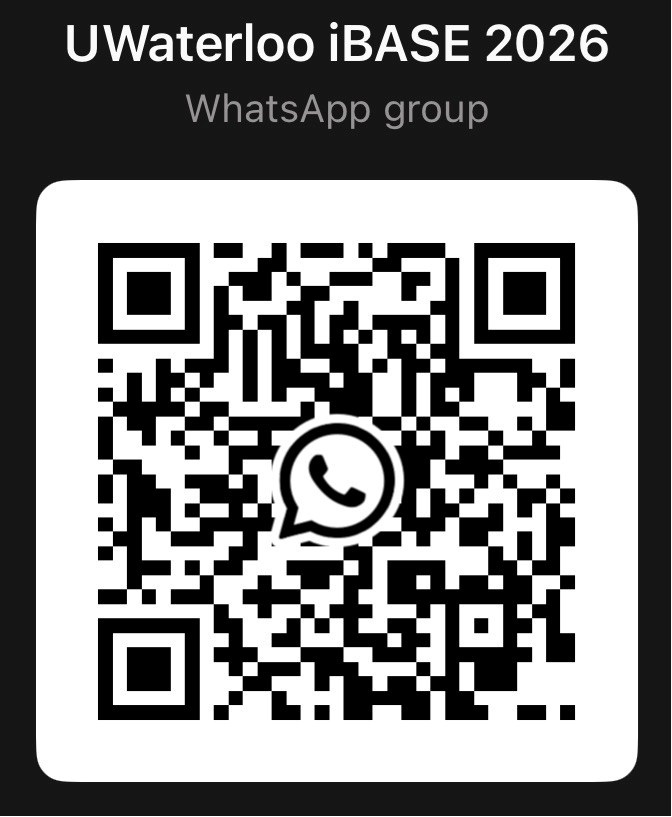 iBASE 2026 WhatsApp QR code