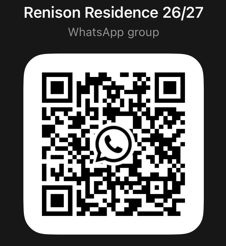 Renison Residence 2026-27 WhatsApp group chat QR code