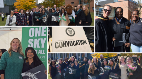 Collage of 2024 Fall Convocation photos