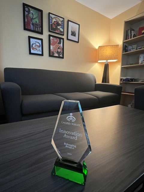 CACCUS Innovation Award Trophy