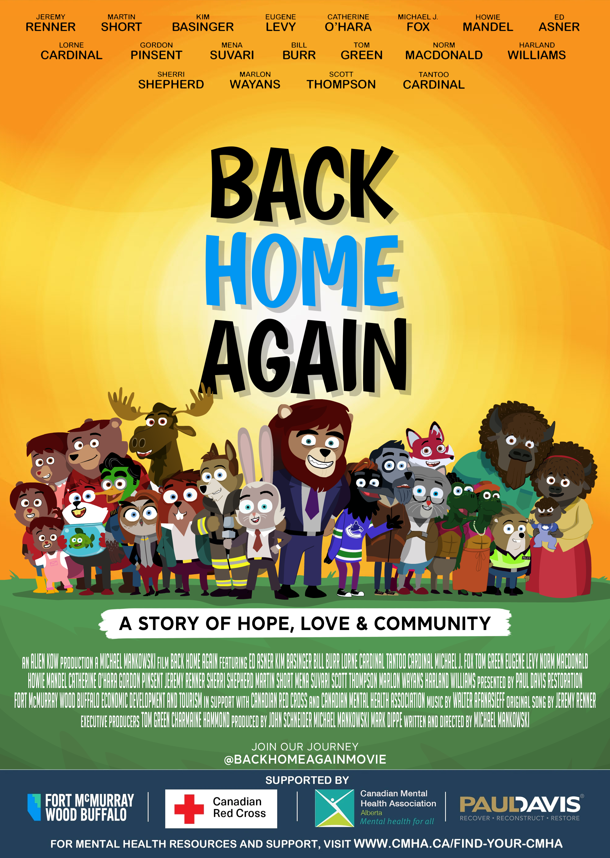 Back Home Again poster. 