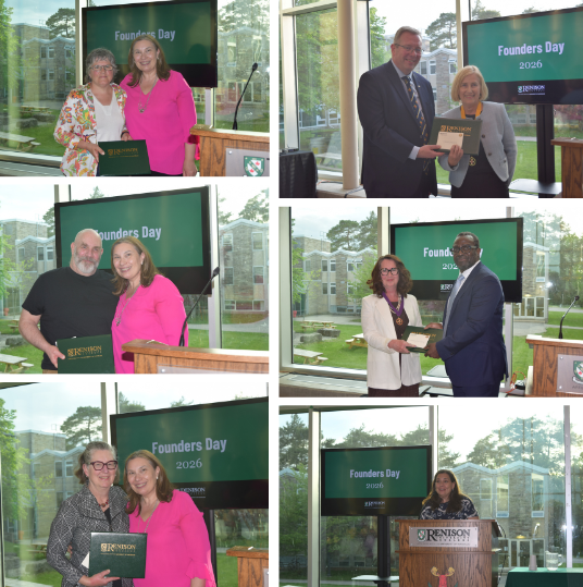 Collage of images of award recipients from Founders' Day 2026
