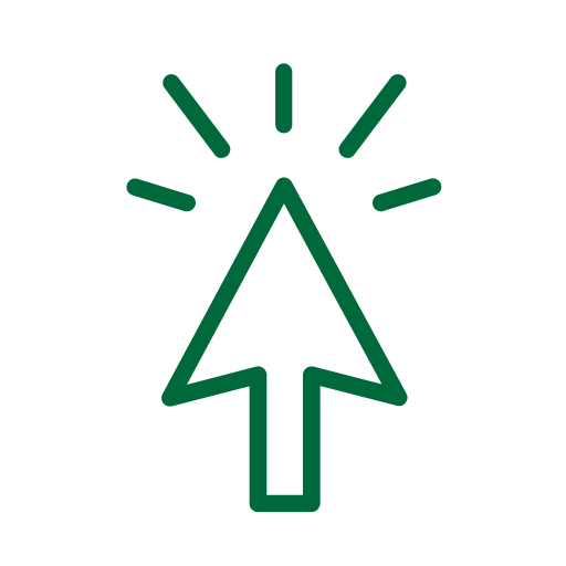 An arrow pointing up