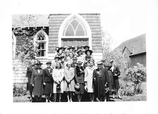 Parishioners at St. Mark’s in Iroquois Falls, Ontario